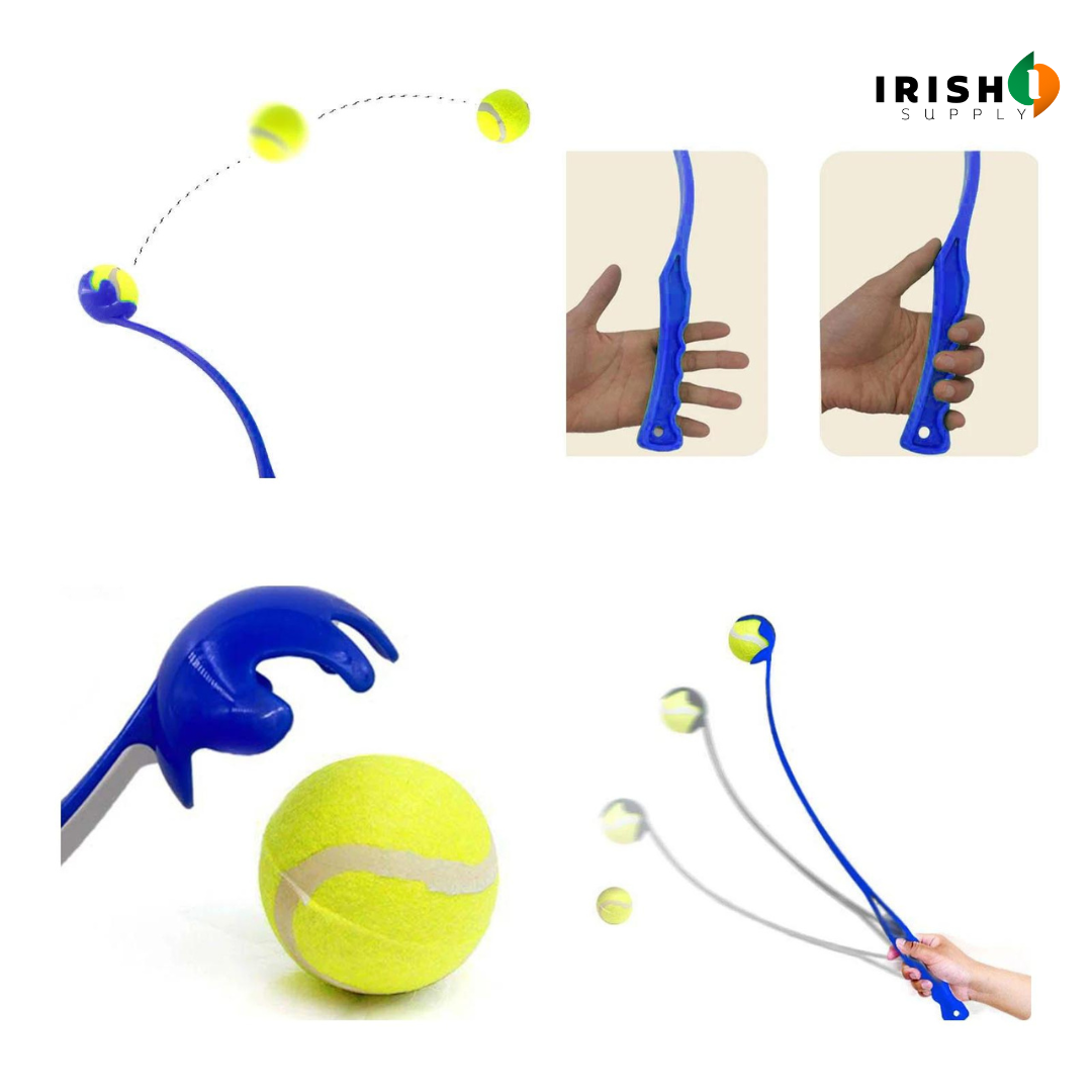 Irish Supply, TENNISTOSS Pet Tennis Ball Launcher