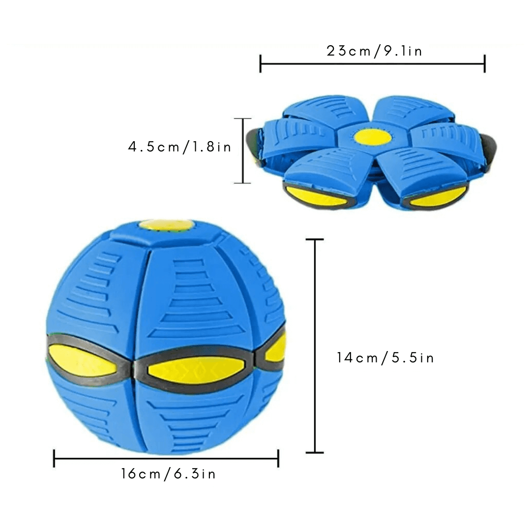 Irish Supply, MAGICBALL Flying Saucer with LED Light