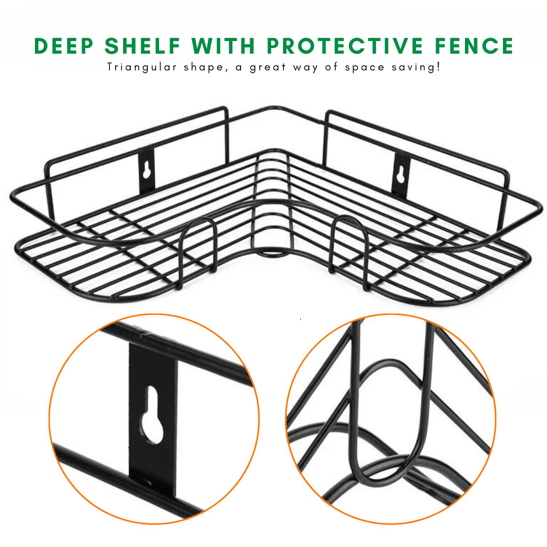 Irish Supply, STICKSHELF, Premium Drill Free Shower Shelf