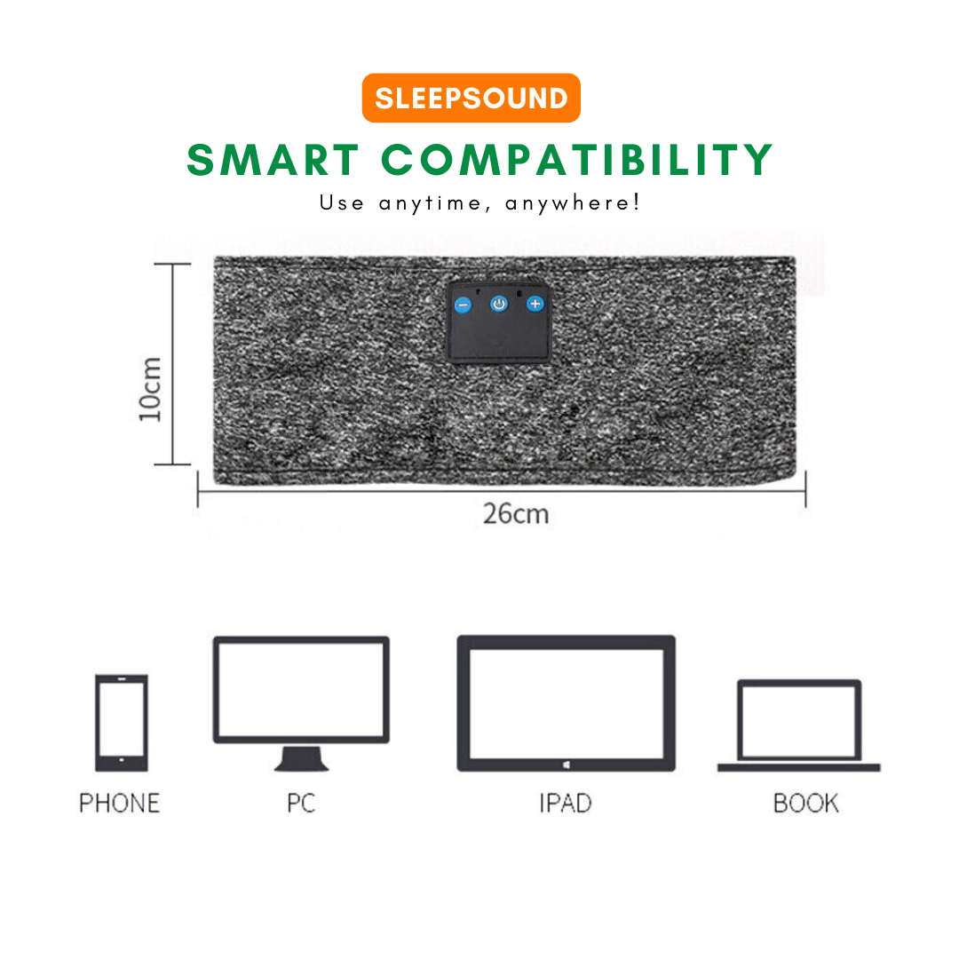 Irish Supply, SLEEPSOUND, UltraSoft Bluetooth Sleep Headphones