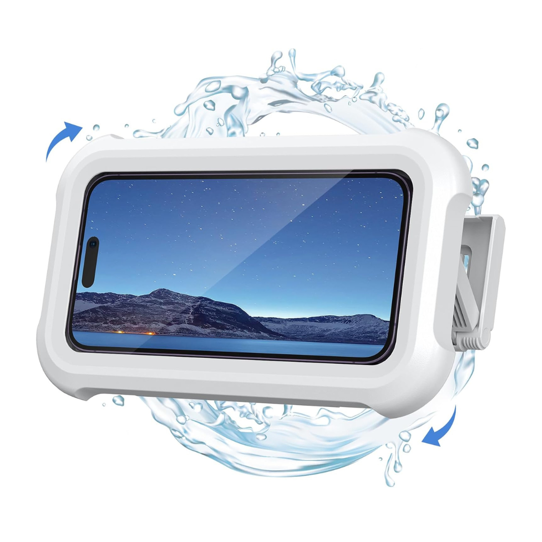 SPLASHSAFE Waterproof Shower Phone Holder