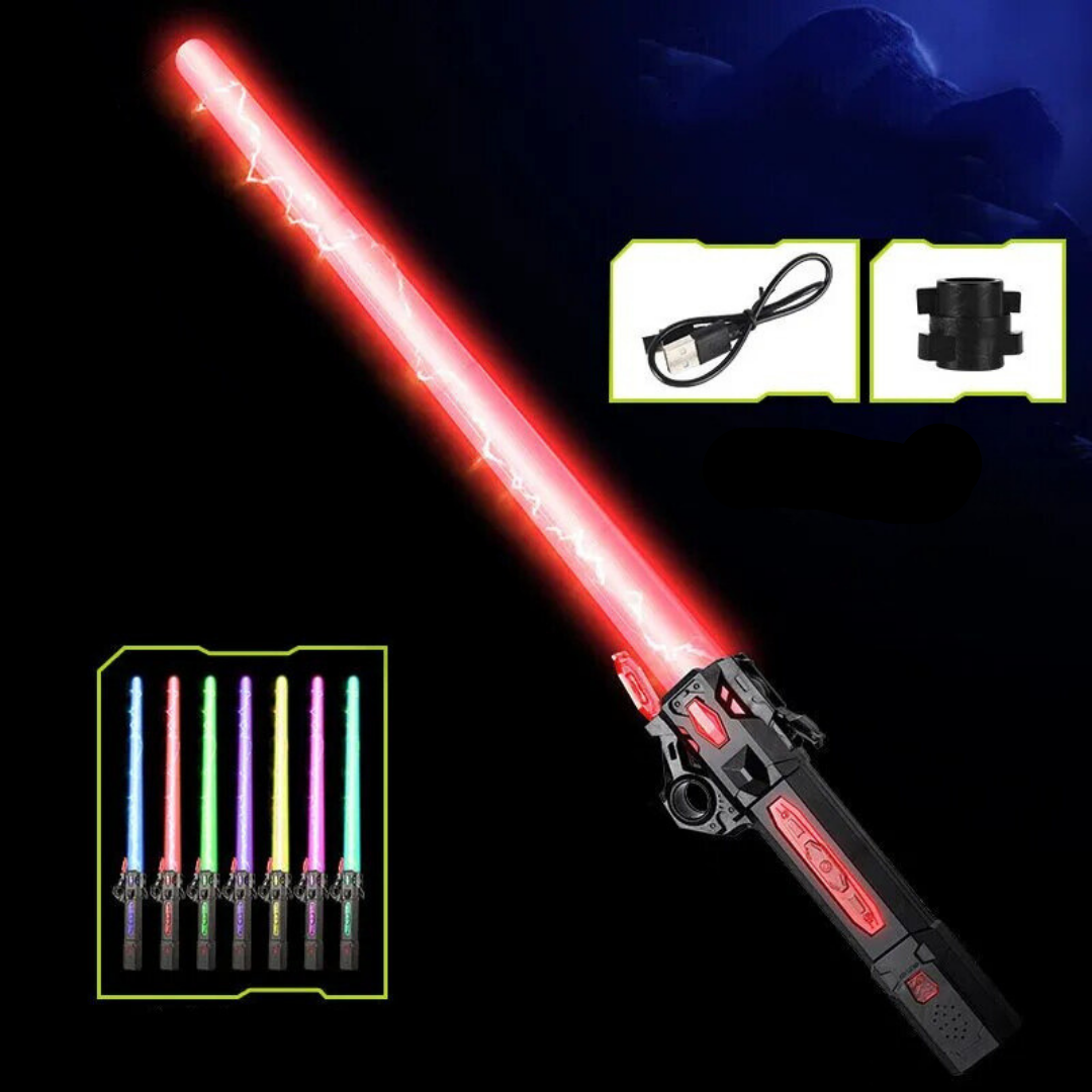Irish Supply, RADIANTBLADE, Interactive Retractable Lightsaber, with 7 Hues of Glory