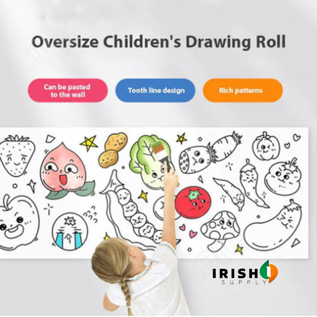 COLORSTRIP™ Children's Drawing Graffiti Scroll (3m)