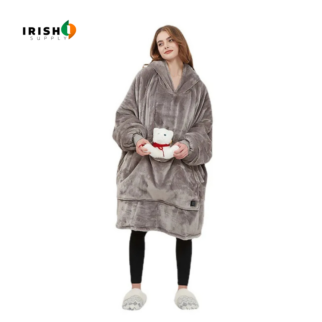 HEATHEAVEN Oversized Fleece Heated Hoodie