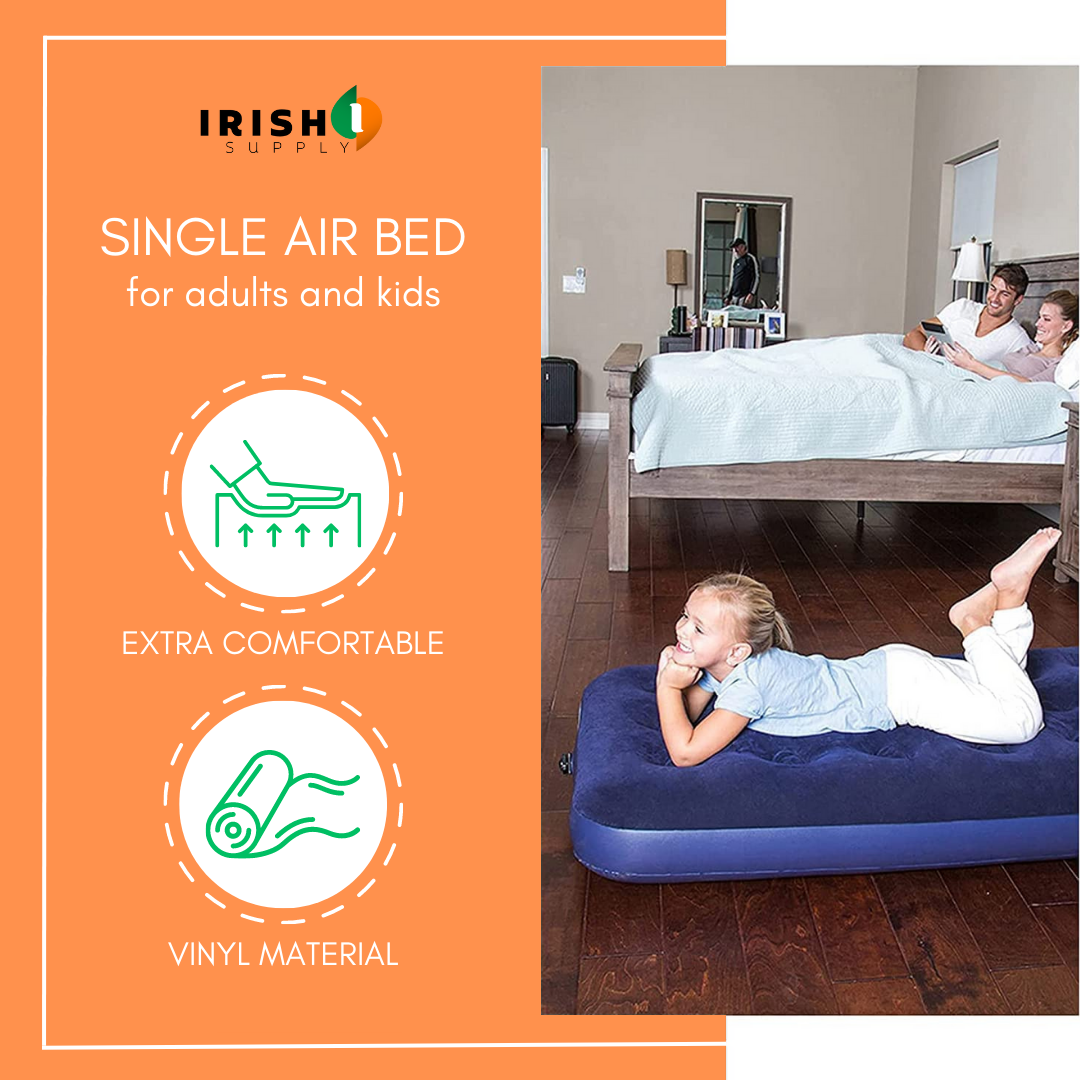 Irish Supply, INFLATEREST Foldable Outdoor Inflatable Camping Bed