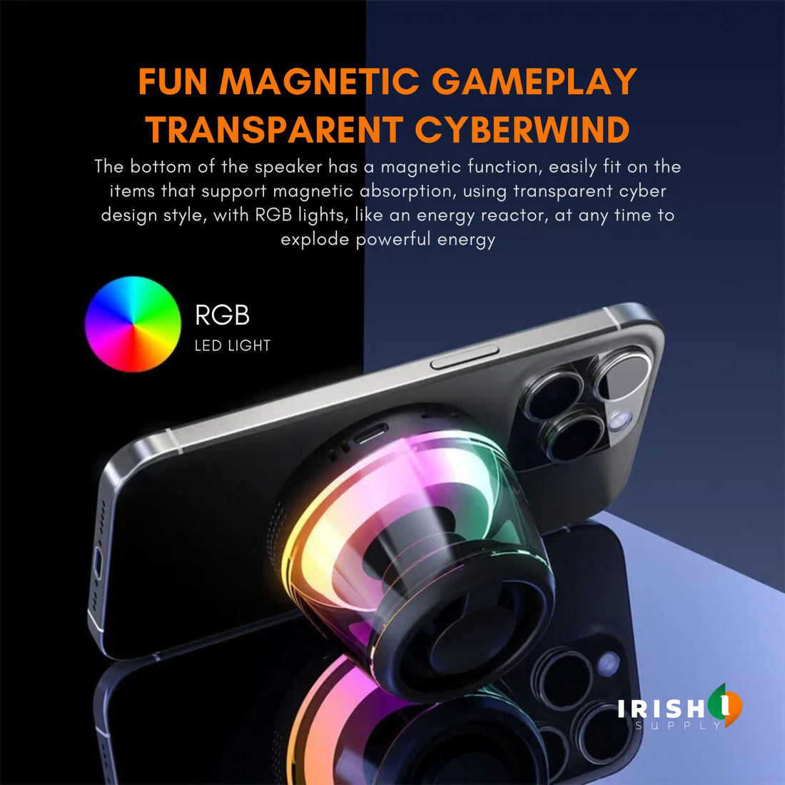 SOUNDRING Wireless Sound Box Magnetic Bluetooth Speaker