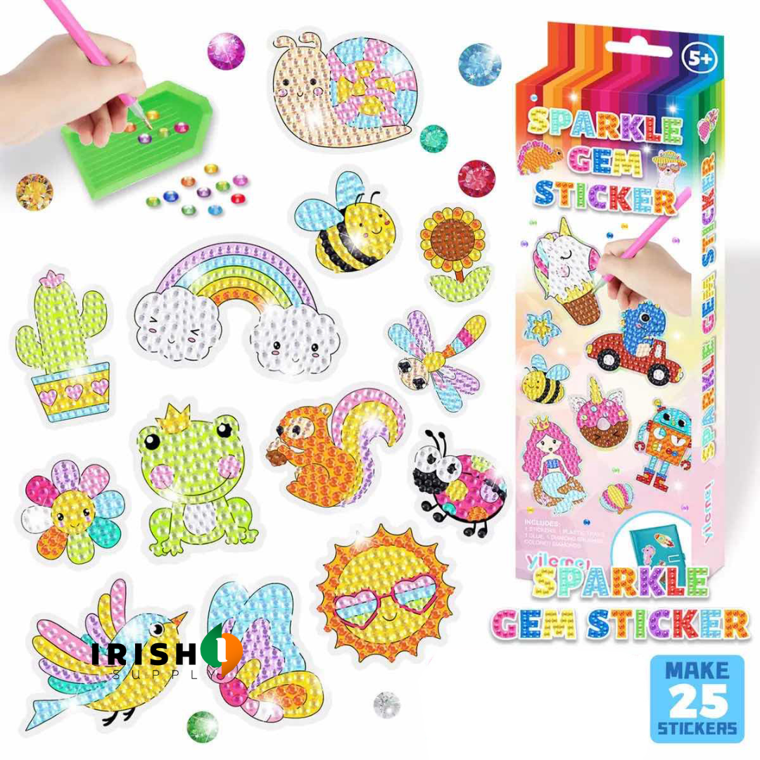 GEMCRAFT™ Sparkling DIY Gem Sticker Set