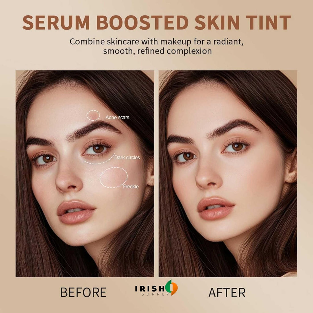 VELMORA High-Coverage Stick Serum Foundation