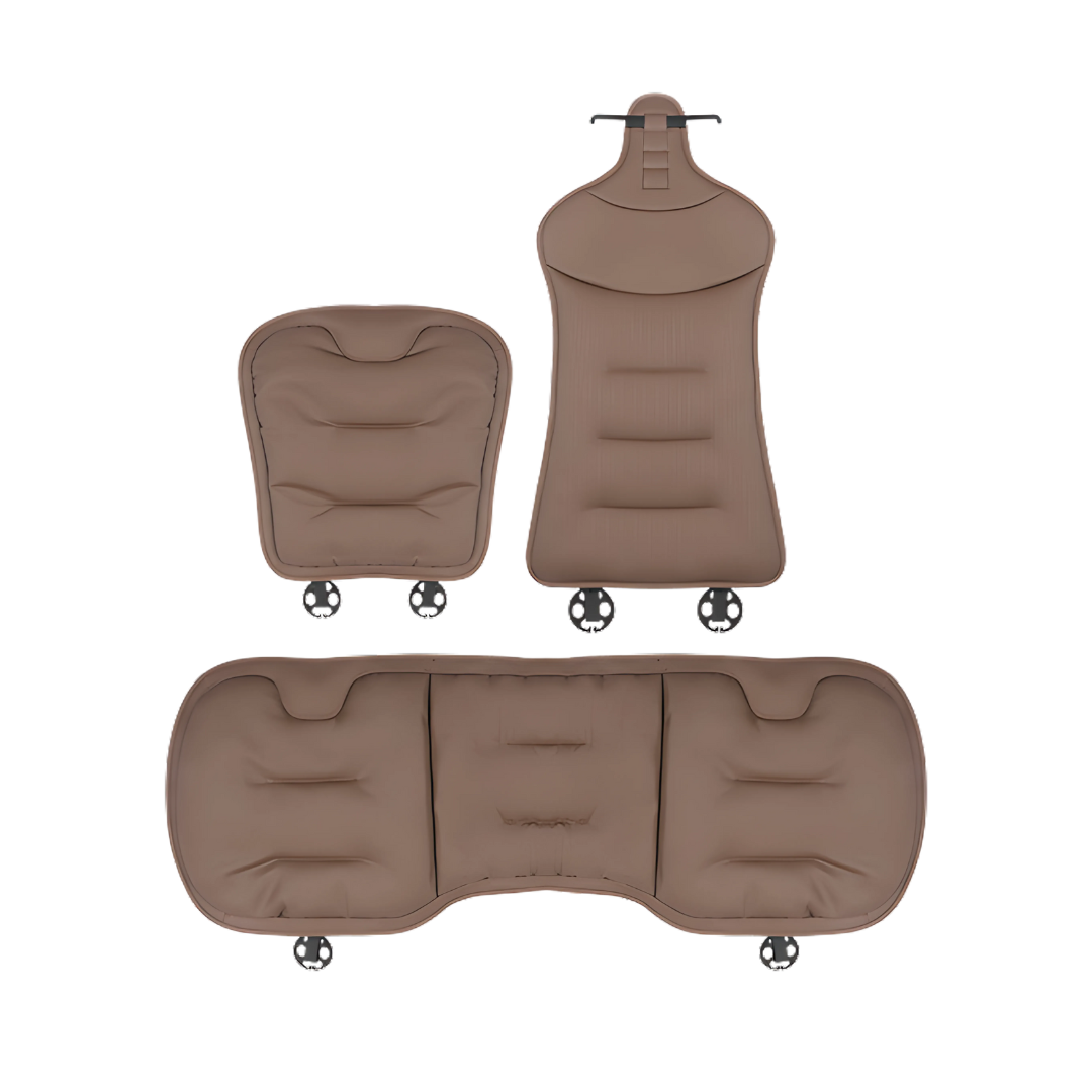 DRIVEELITE Breathable Nappa Leather Car Seat Cushion