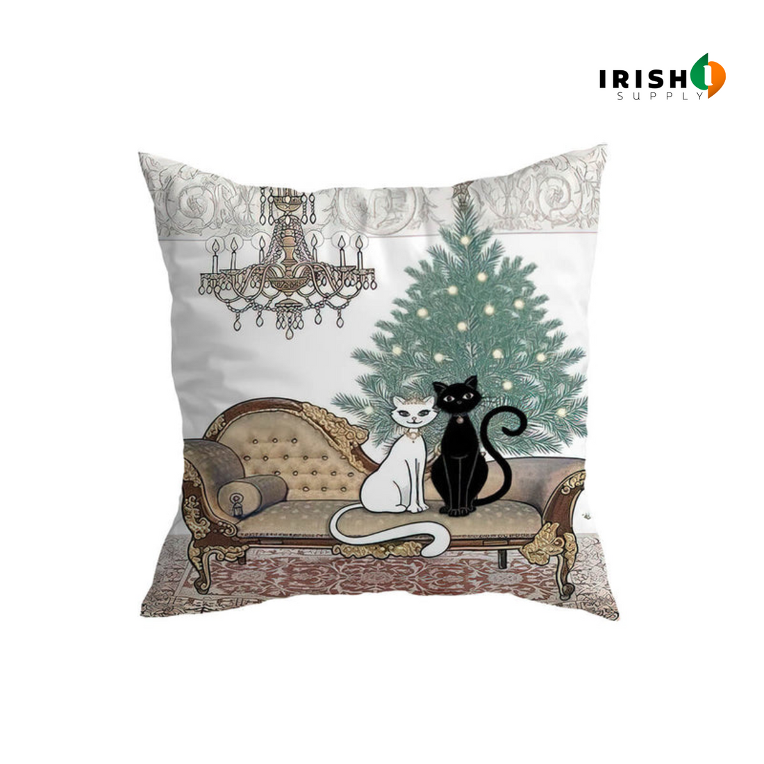 MEOWMODE Minimalist Cat Print Pillow Covers (45x45cm)