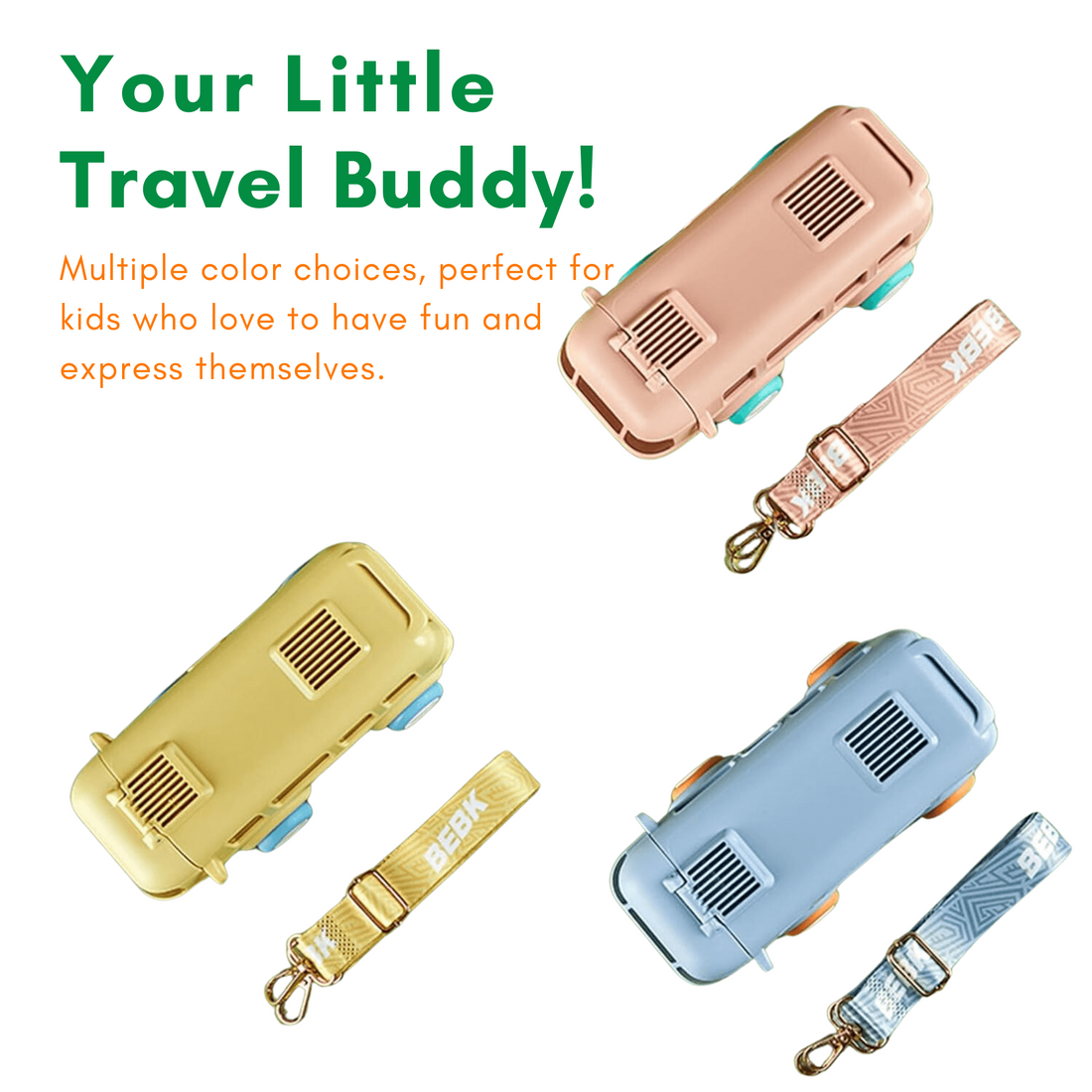 HYDRATEFUN Bus Shaped Water Bottle