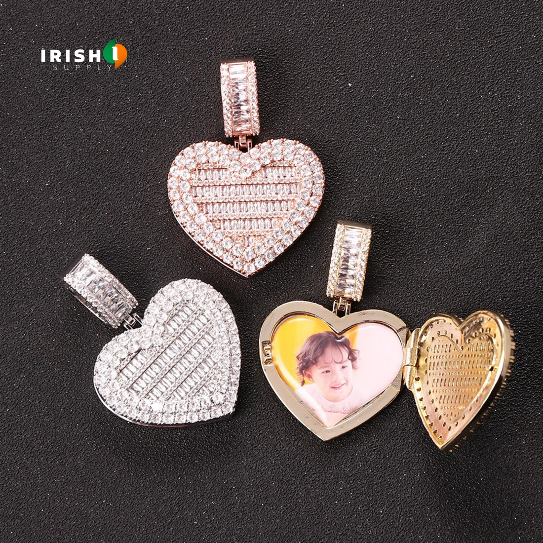ICELOCK Forever Memory Heart Photo Locket