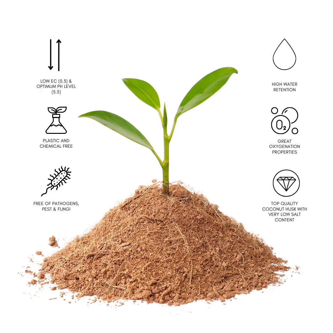 Irish Supply, COCOPEAT Coir Pellet Soil 100g