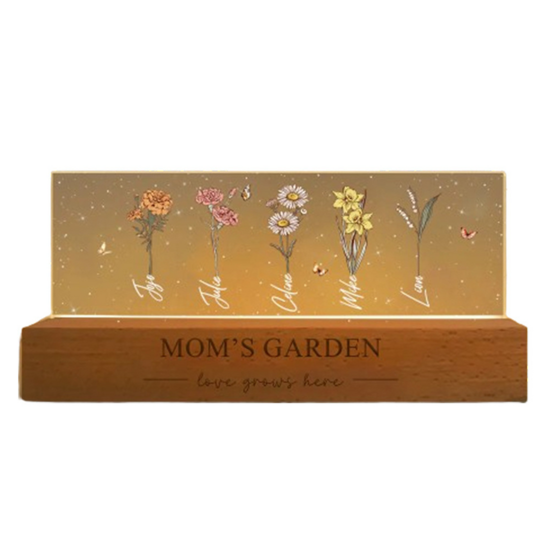 GLOWBLOOM Radiant Floral Night Light