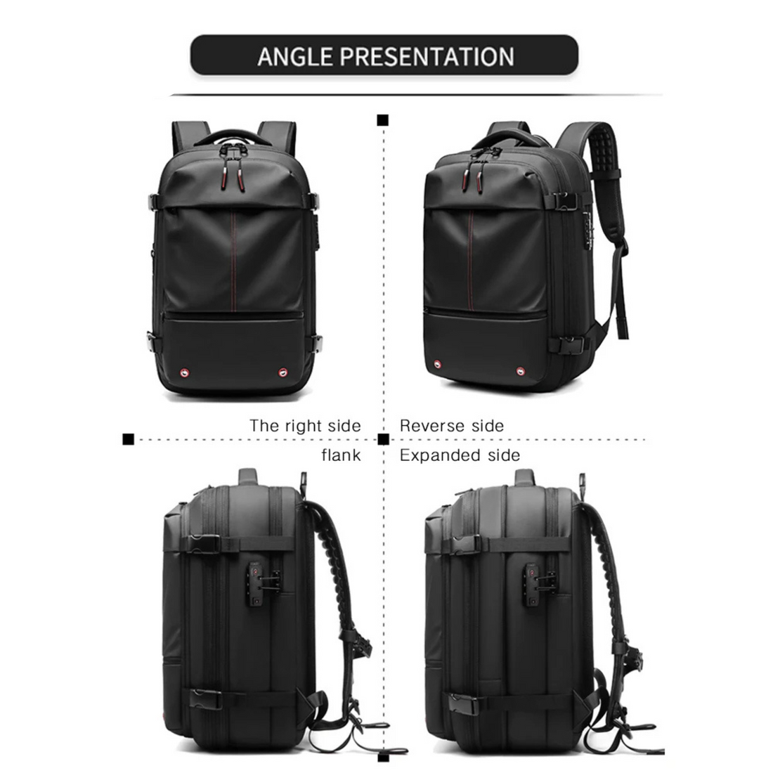 CARRYMAX Expandable 17-Inch Laptop Backpack