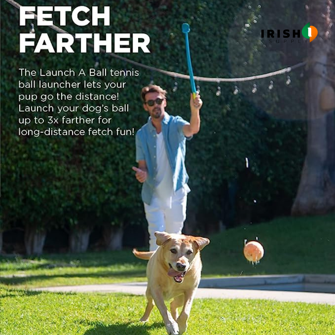 Irish Supply, TENNISTOSS Pet Tennis Ball Launcher