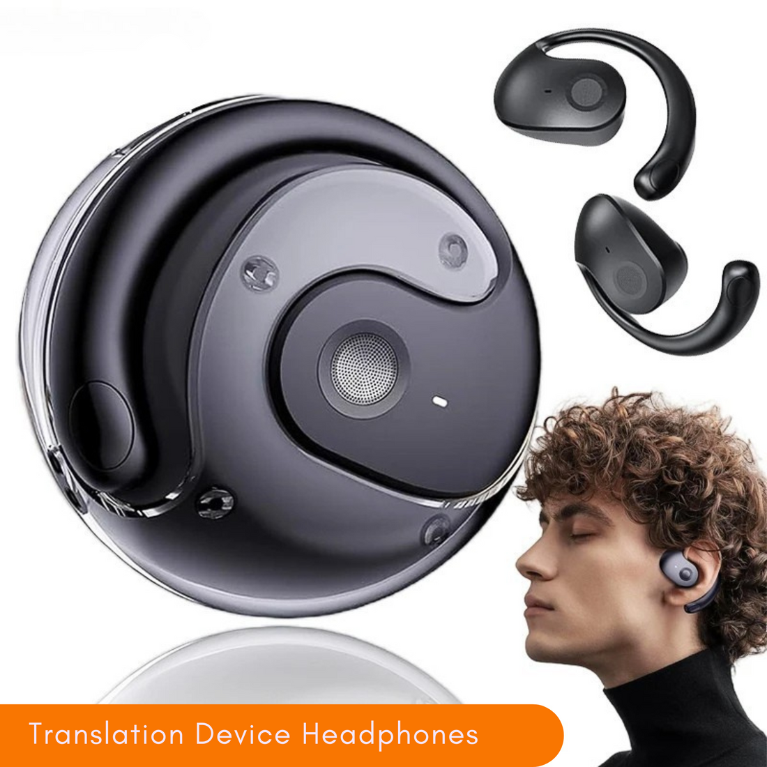 ECHOSYNC Wireless Bluetooth Language Translator Headphones