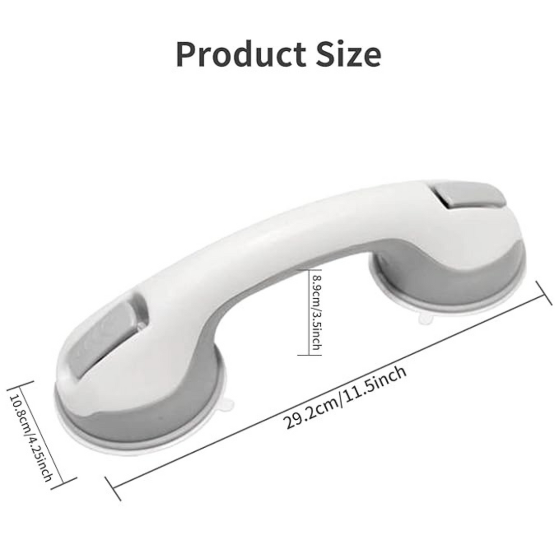 HOLDSTRONG Anti-Slip Safety Helping Handle for Toilet & Bathroom Support