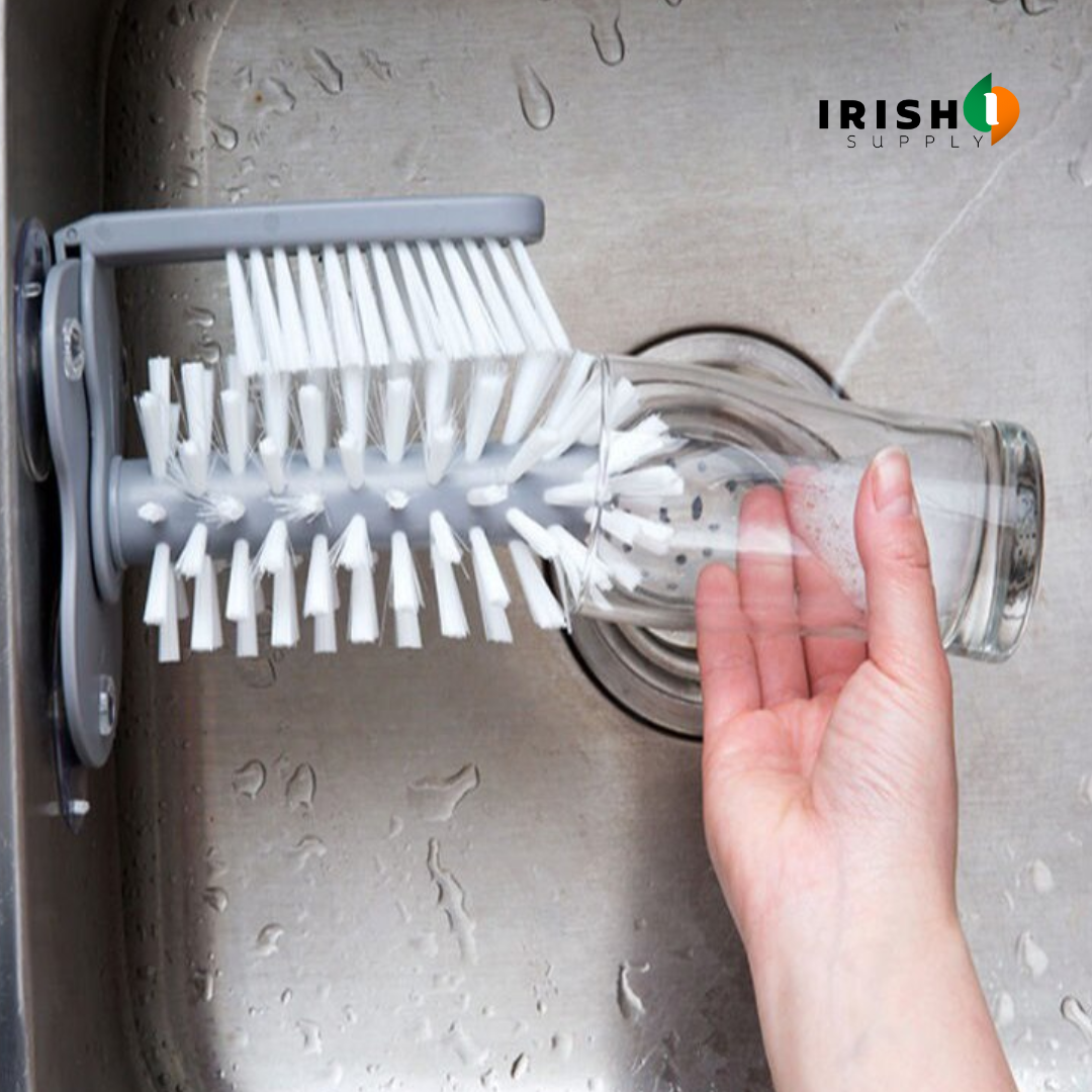 Irish Supply, POWERSCRUB Suction Cup Cleaning Brush