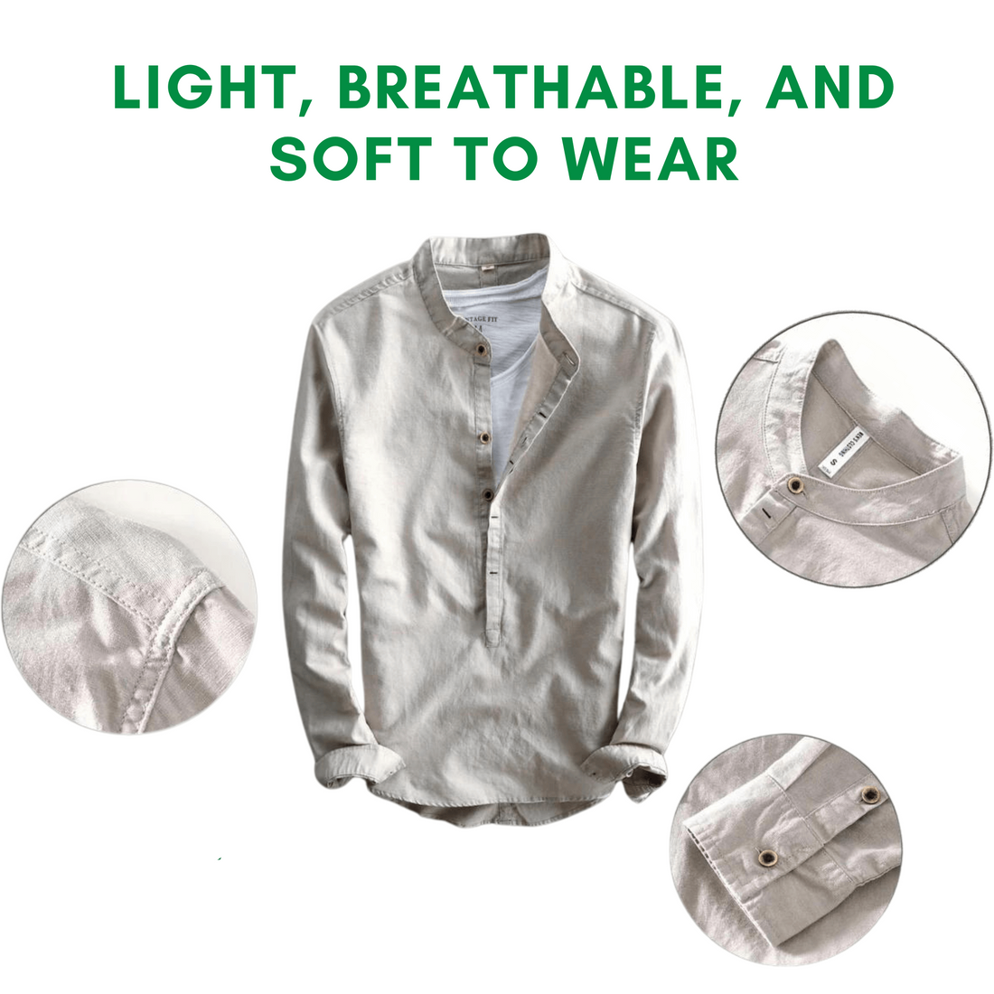 GENTLEBLEND Summer linen shirt