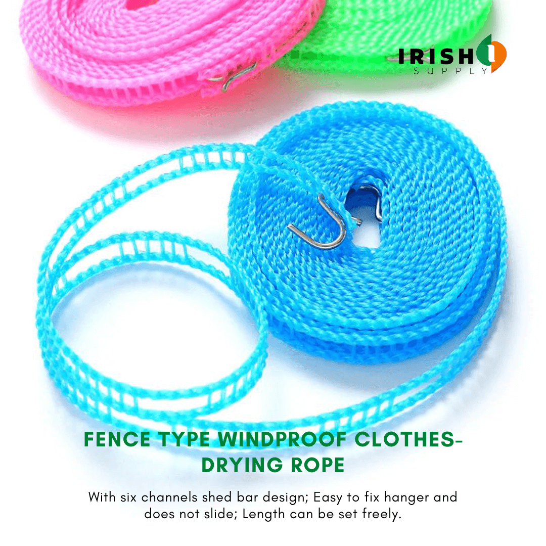 Irish Supply, DRAYA Portable Windproof Clothesline