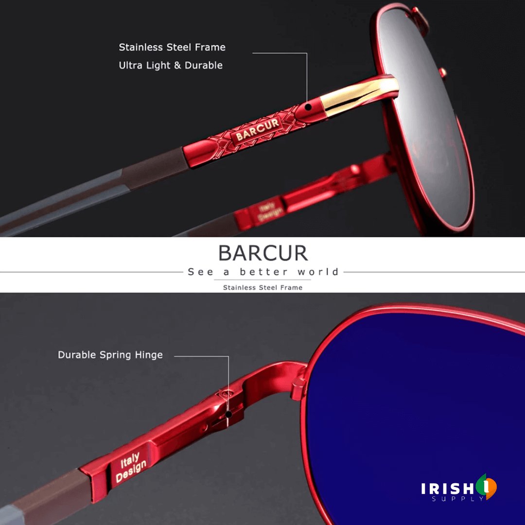 Irish Supply, RETROSPECS Aviator Sunglasses for Men