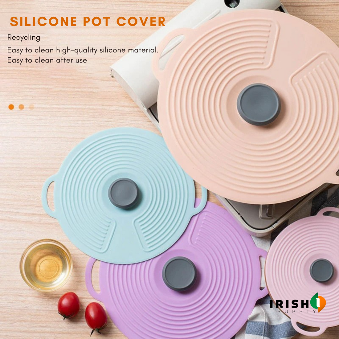 SEALSURE Microwave Splatter Cover Heat Resistant Silicone