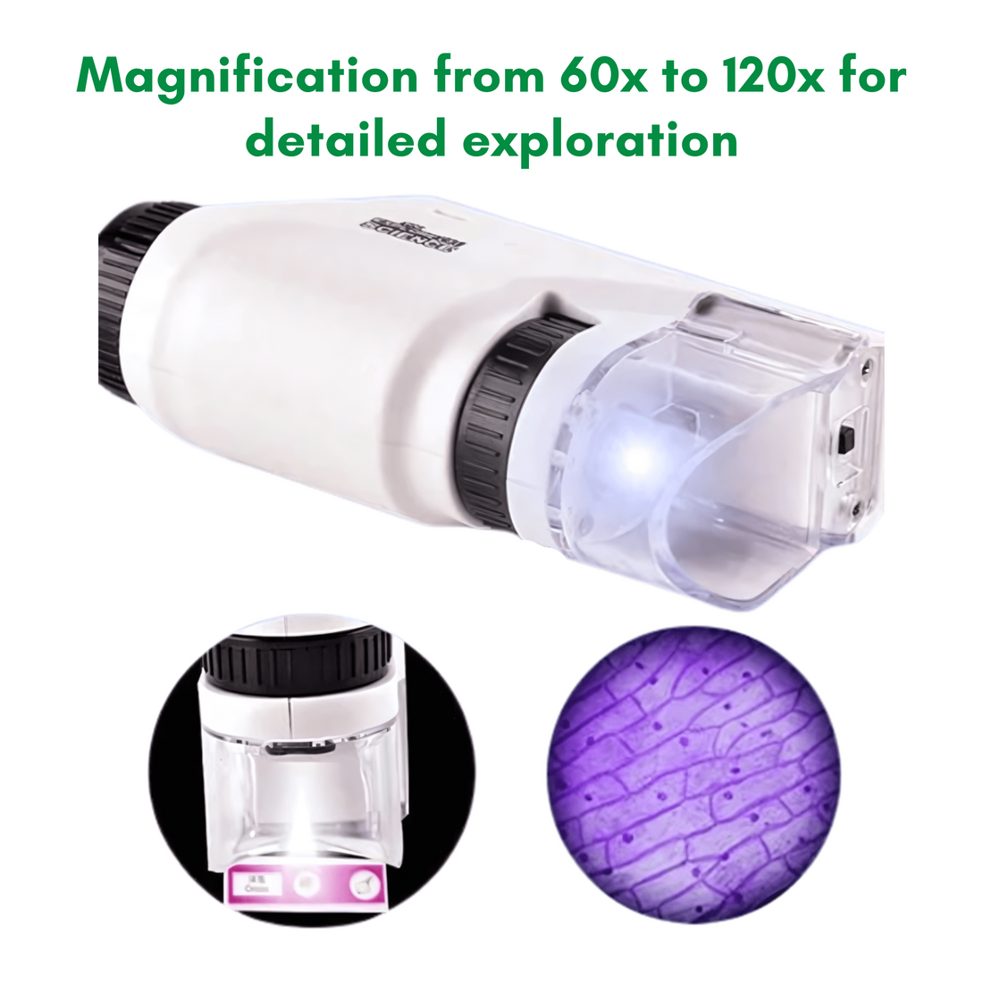 MICROVOYAGER Pocket LED Microscope