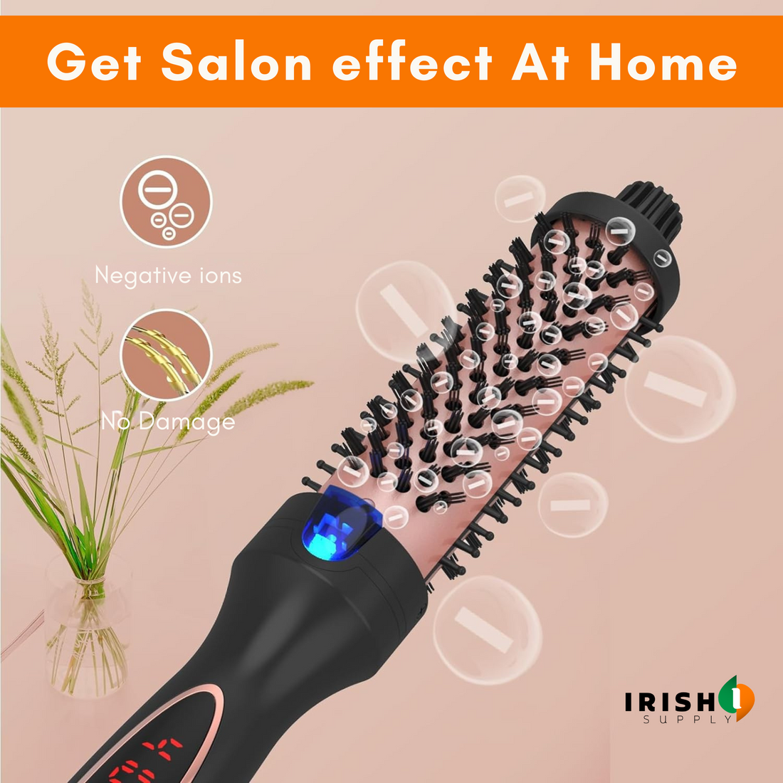 VOLUMAX 3-in-1 Negative Ion Volumizing Thermal Hair Brush