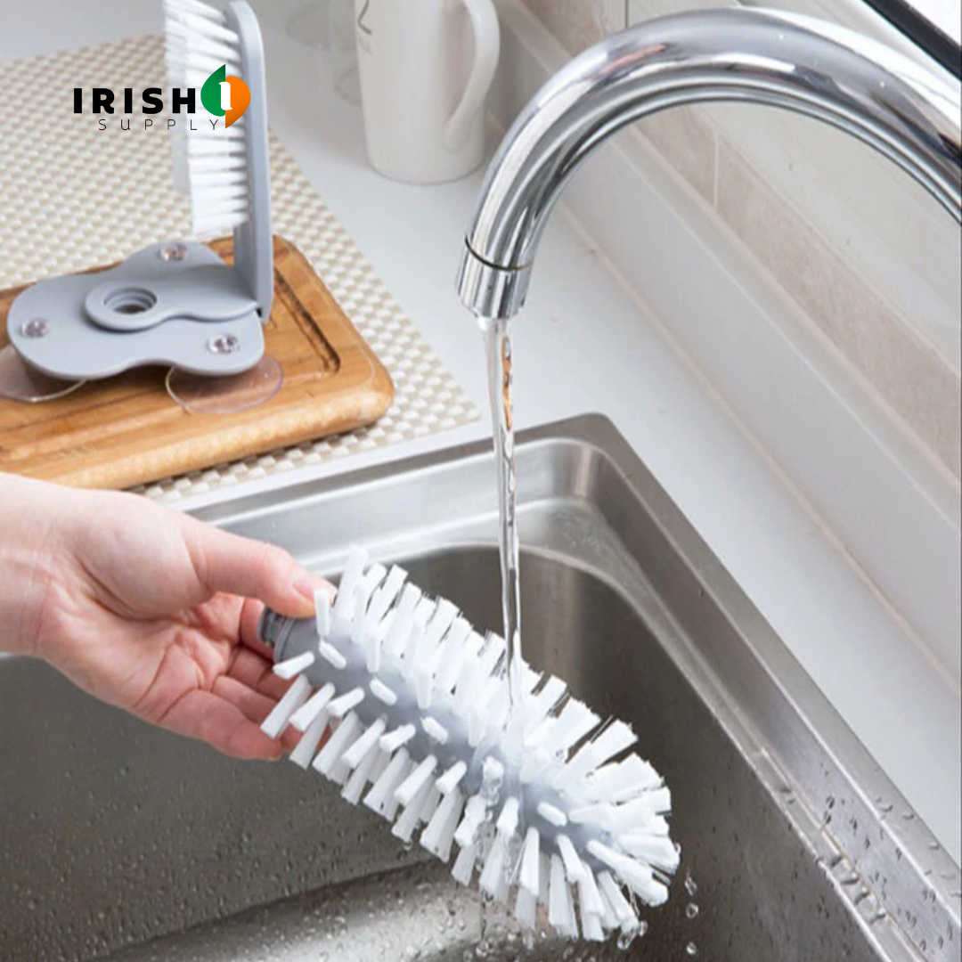 Irish Supply, POWERSCRUB Suction Cup Cleaning Brush