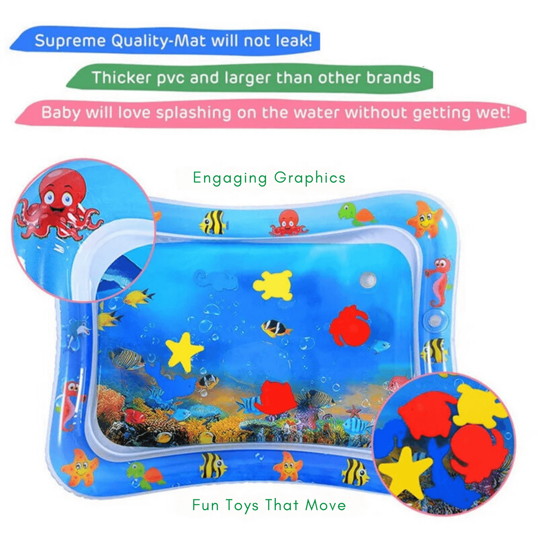 AQUAPLAY Baby Tummy Playtime Mat