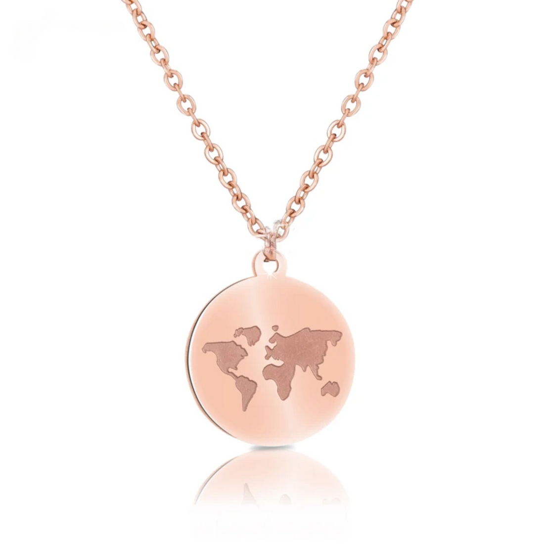 GLOBEA World Map Necklace