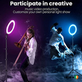 Irish Supply, FLASHPOD Vlog Selfie Ring Light with Stand