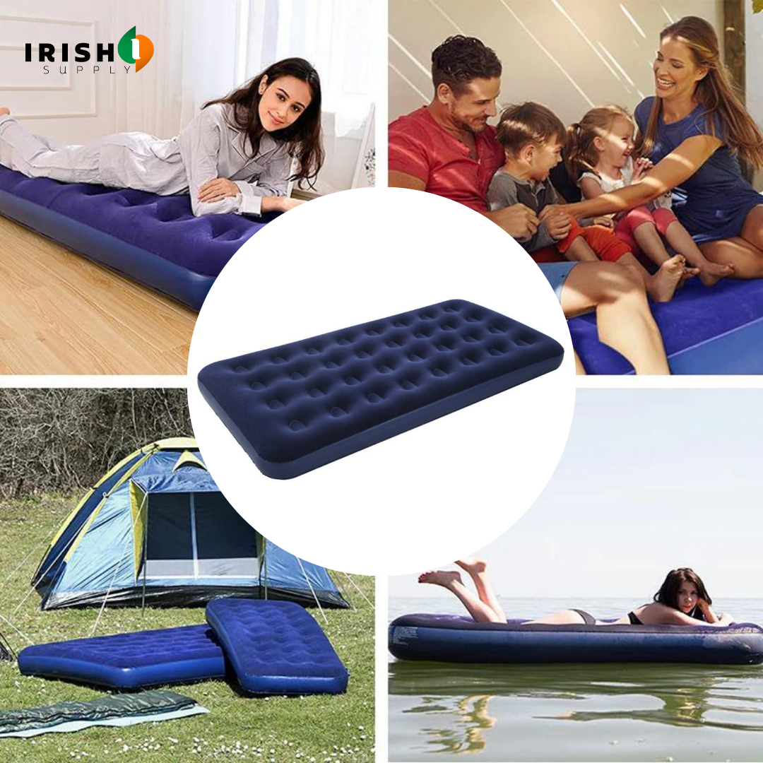 Irish Supply, INFLATEREST Foldable Outdoor Inflatable Camping Bed