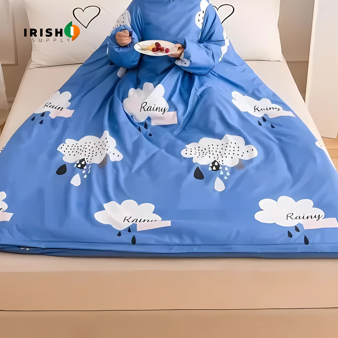 WARMNEST Plush Wearable Sofa Blanket