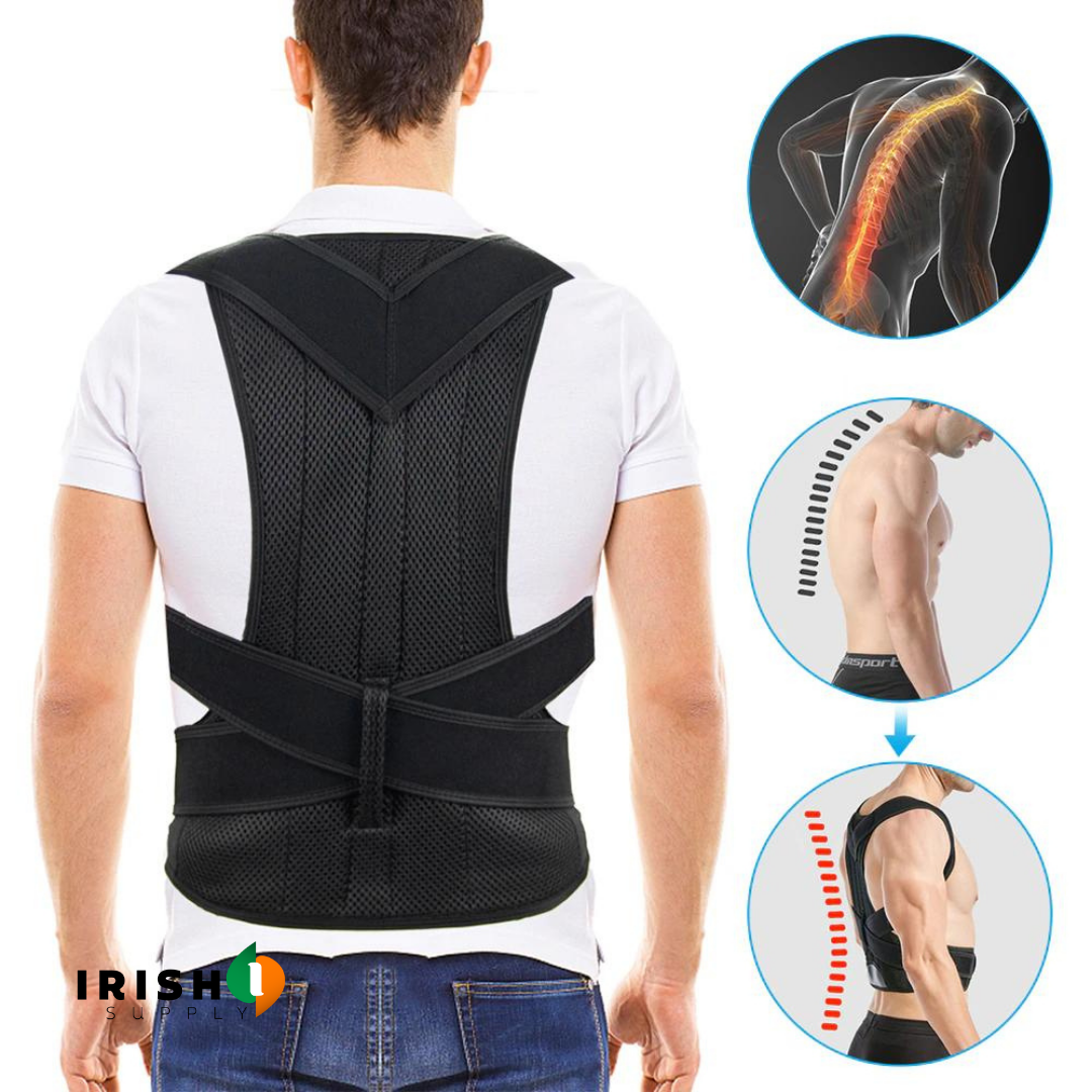 Irish Supply, Back Brace Posture Corrector for Women and Men