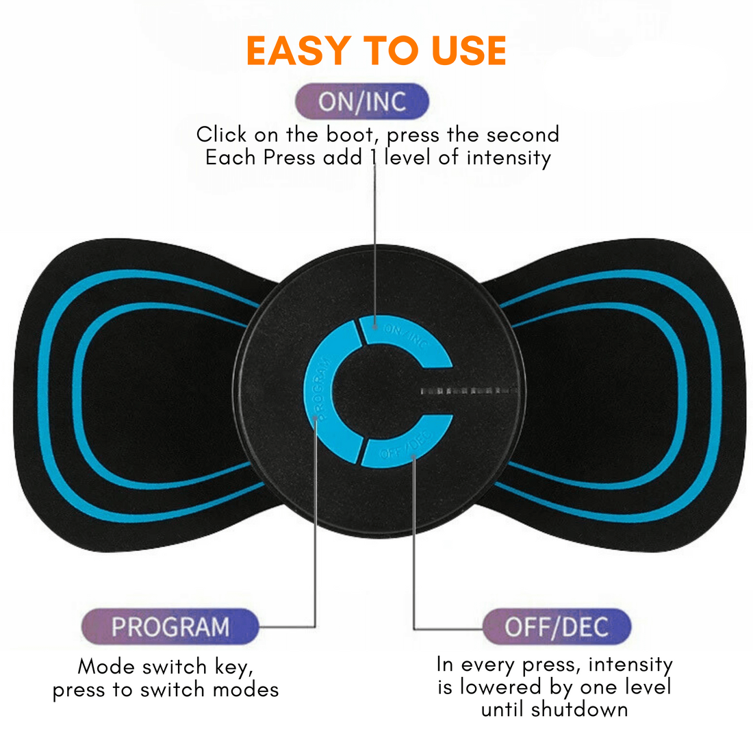 ZAPIFY Soothing Mini Electric Massager