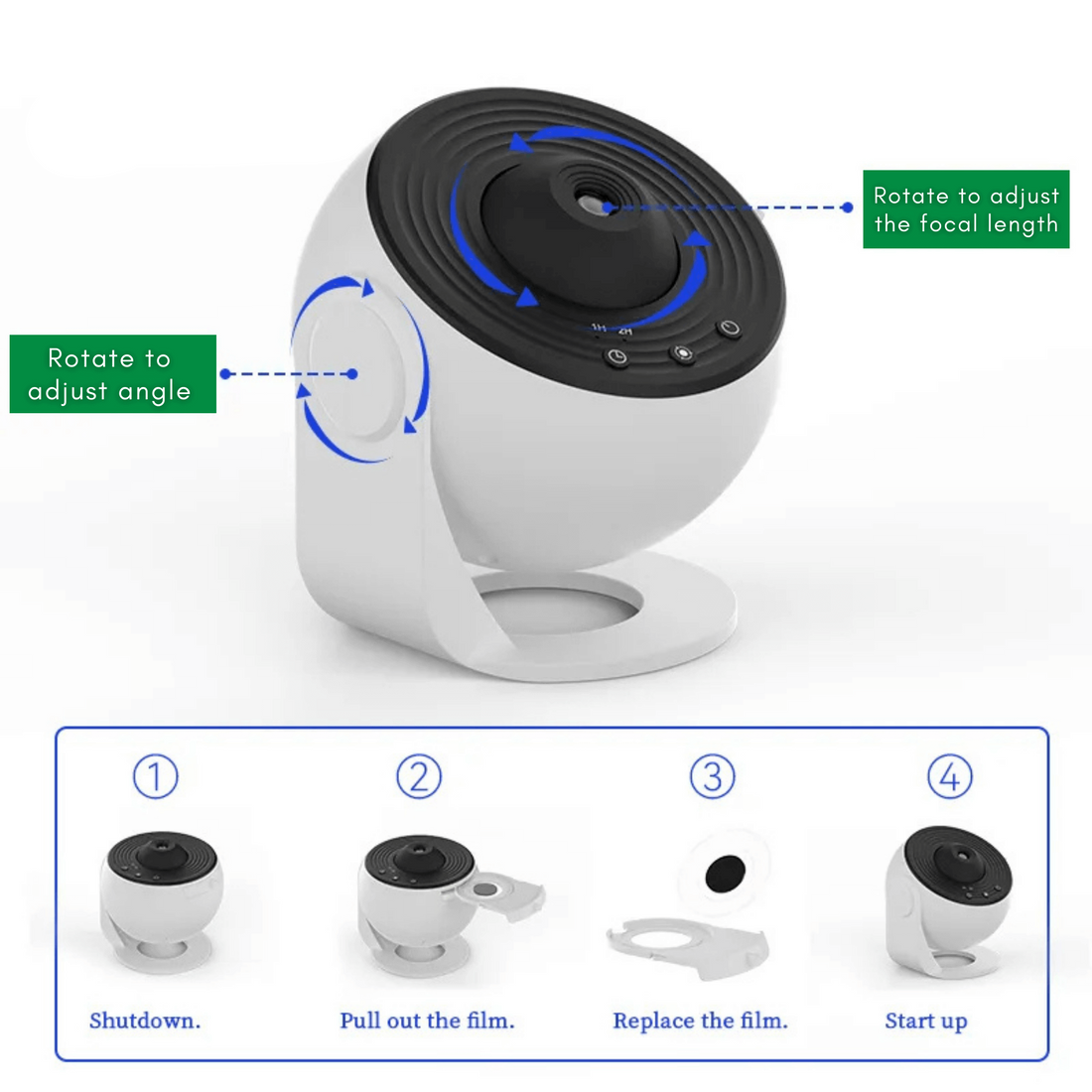 GALAXIFY - 12 in 1 Night Light Galaxy Projector