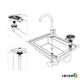 Irish Supply, GLASSGENIE Automatic Glass Rinser Kit