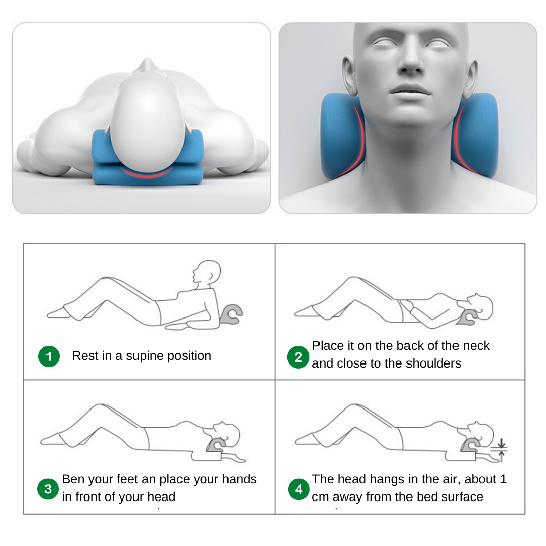 Irish Supply, NECKCARE Cervical Spine Alignment Pillow