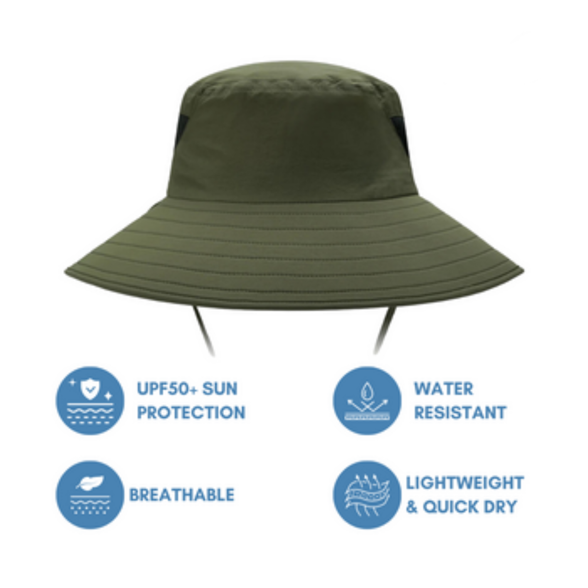 Irish Supply, SUNGUARD, Fishing and Hiking Hat with Neck Flap