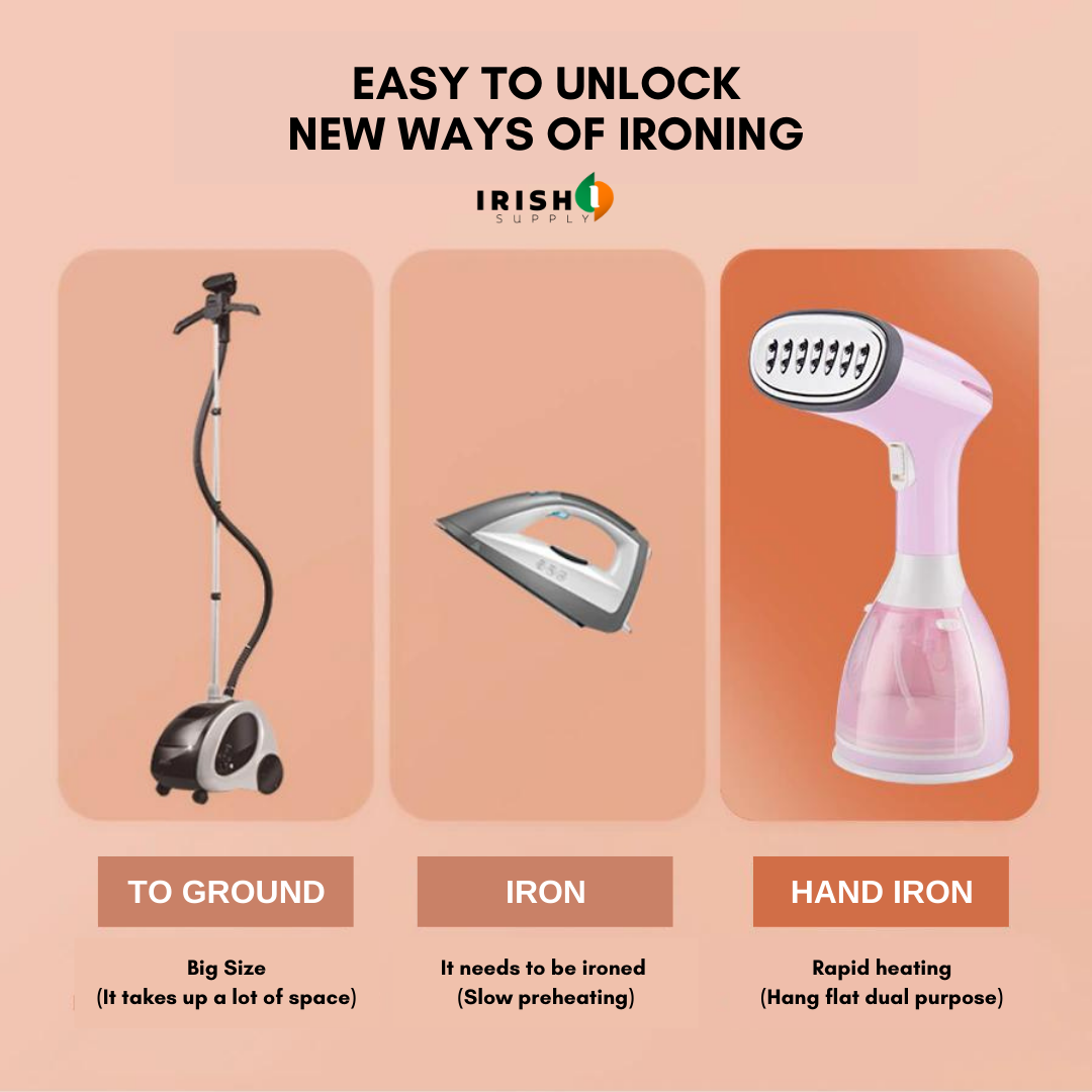 Irish Supply, EASYPRESS Handheld Garment Steamer