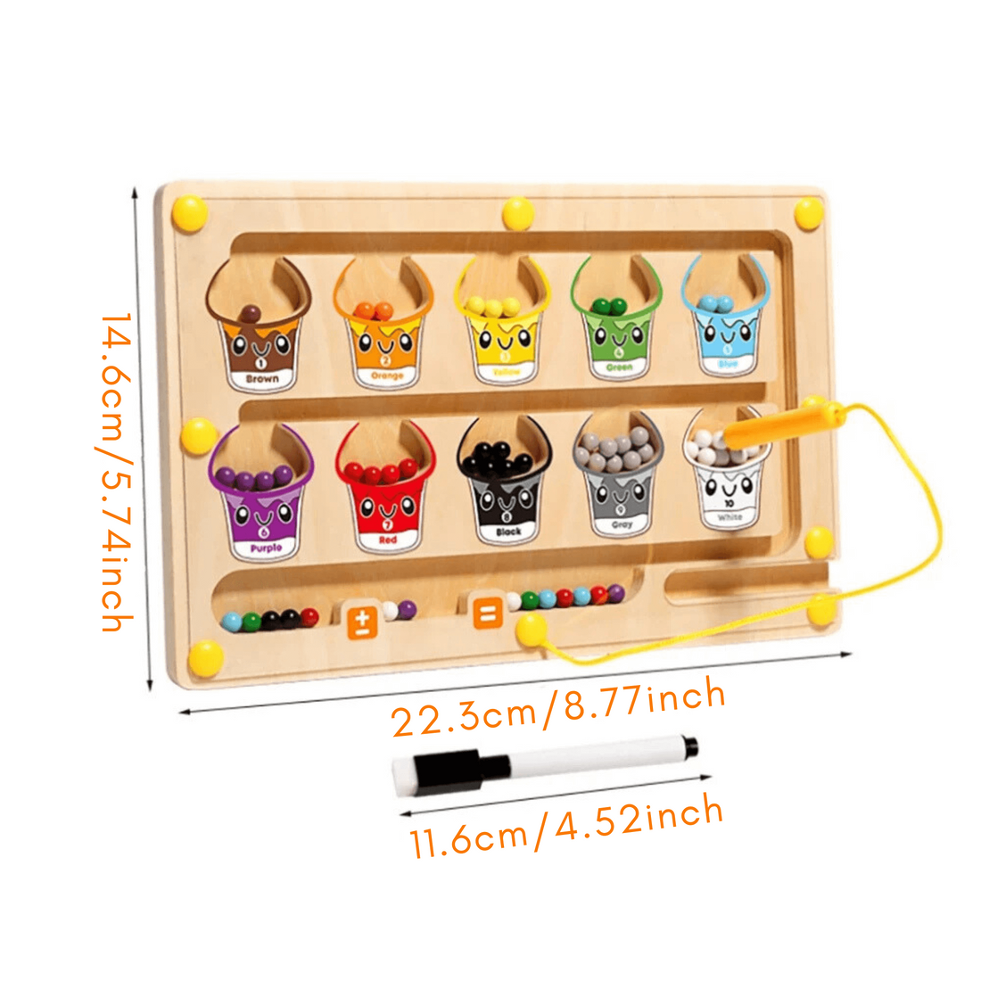 COLORO™ 2-in-1 Magnetic Montessori Maze