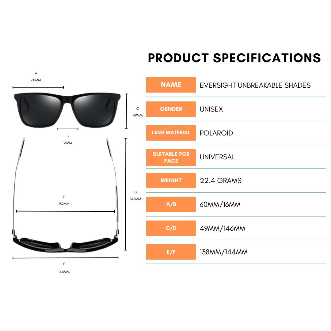 Irish Supply, EVERSIGHT Unbreakable Shades