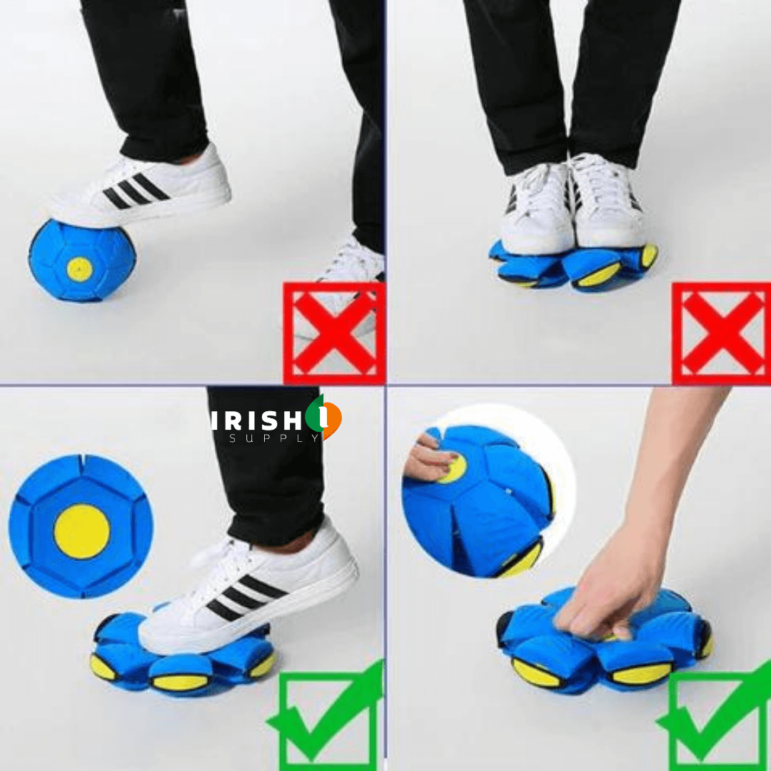Irish Supply, MAGICBALL Flying Saucer with LED Light