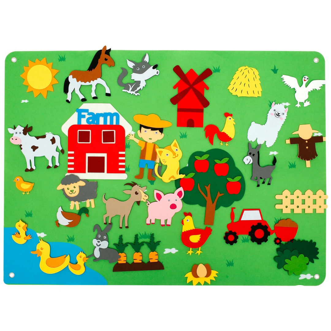 Irish Supply, FELTALES, Interactive Educational Felt Board for Storytelling Adventures