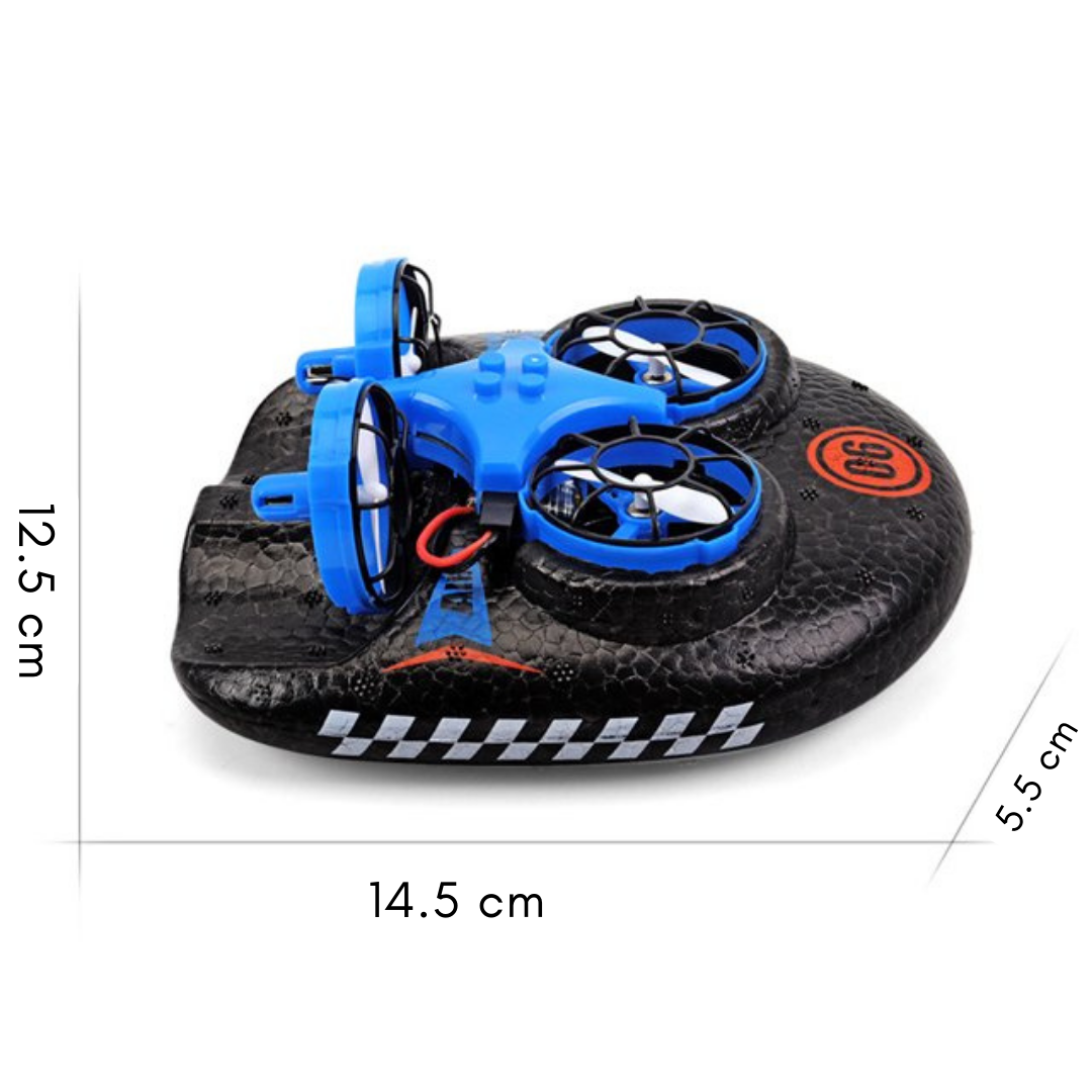 Irish Supply, QUADRASHIFT, 3 in 1  Remote Controlled Hovercraft