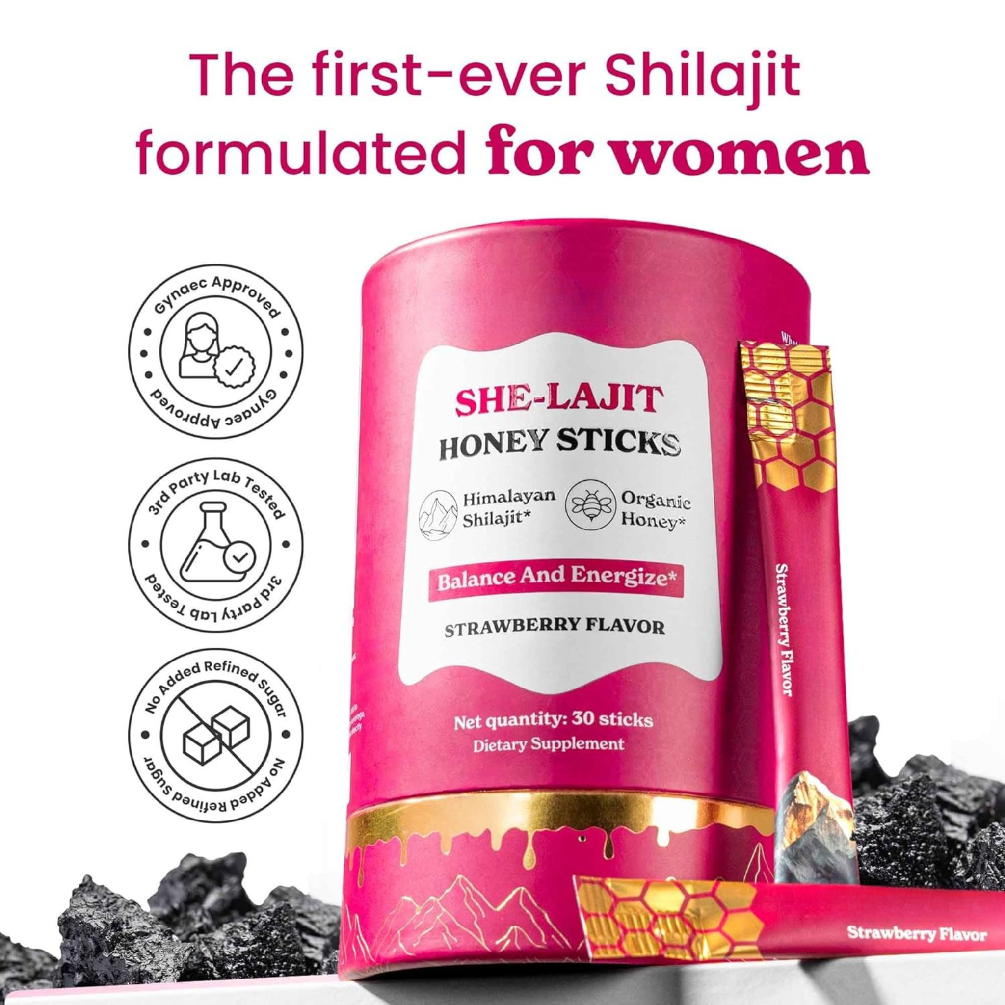 ALTHEVA Women's Multi-Mineral Honey Sticks 30 sticks