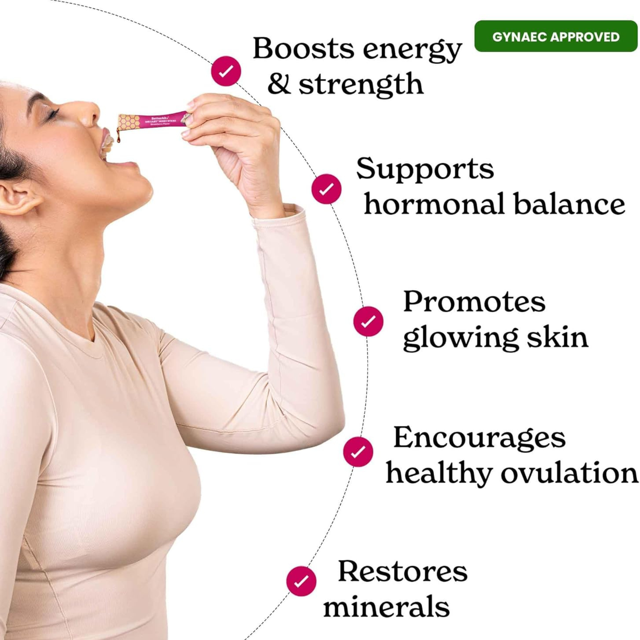ALTHEVA Women's Multi-Mineral Honey Sticks 30 sticks