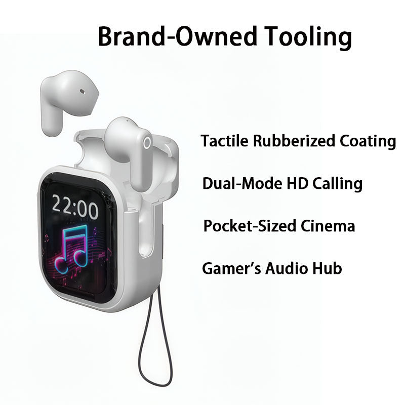 AUDIONIX Bluetooth 5.4 Earphones LED Display
